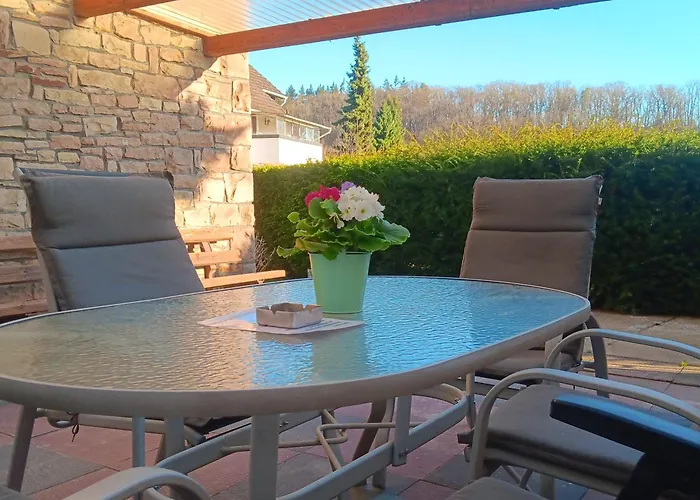 度假居 Haus Eifelglueck Am Stausee Obermaubach *
